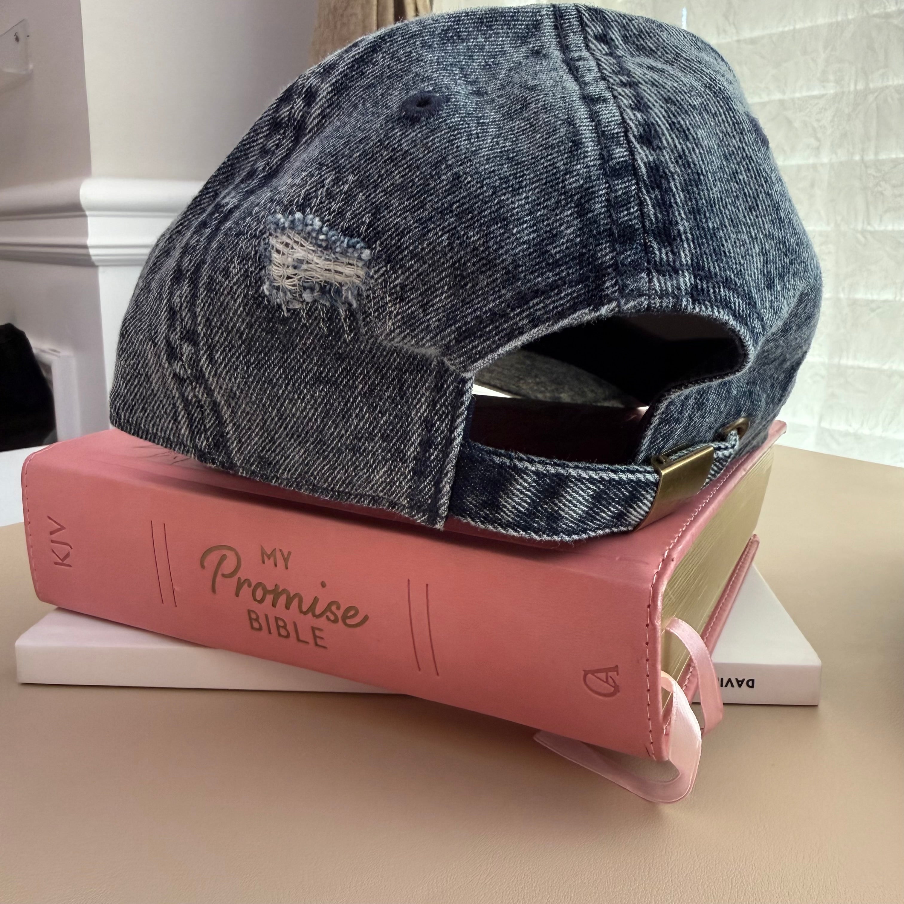 Denim “Powered By Prayer” Limited Edition Hat