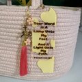 Acrylic Scripture Bible Bookmark, Psalm 119:105