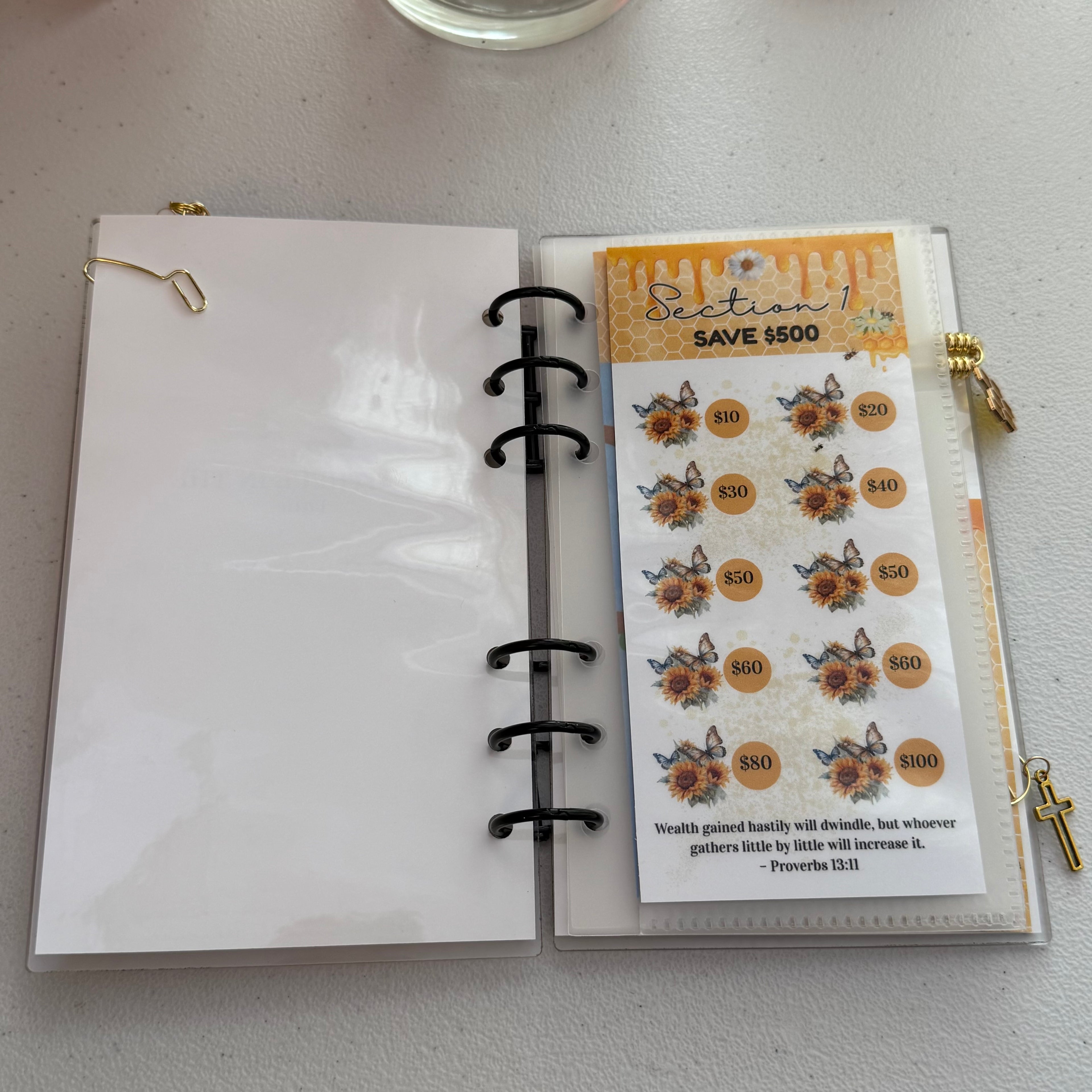 “Bee Faithful In The Little” $3,000 Savings Challenge | A6 Size
