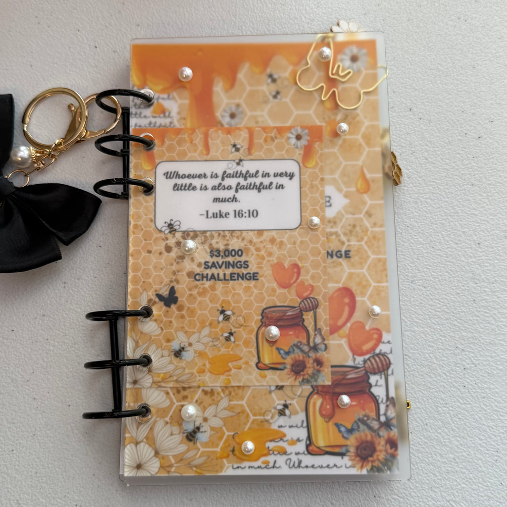 “Bee Faithful In The Little” $3,000 Savings Challenge | A6 Size
