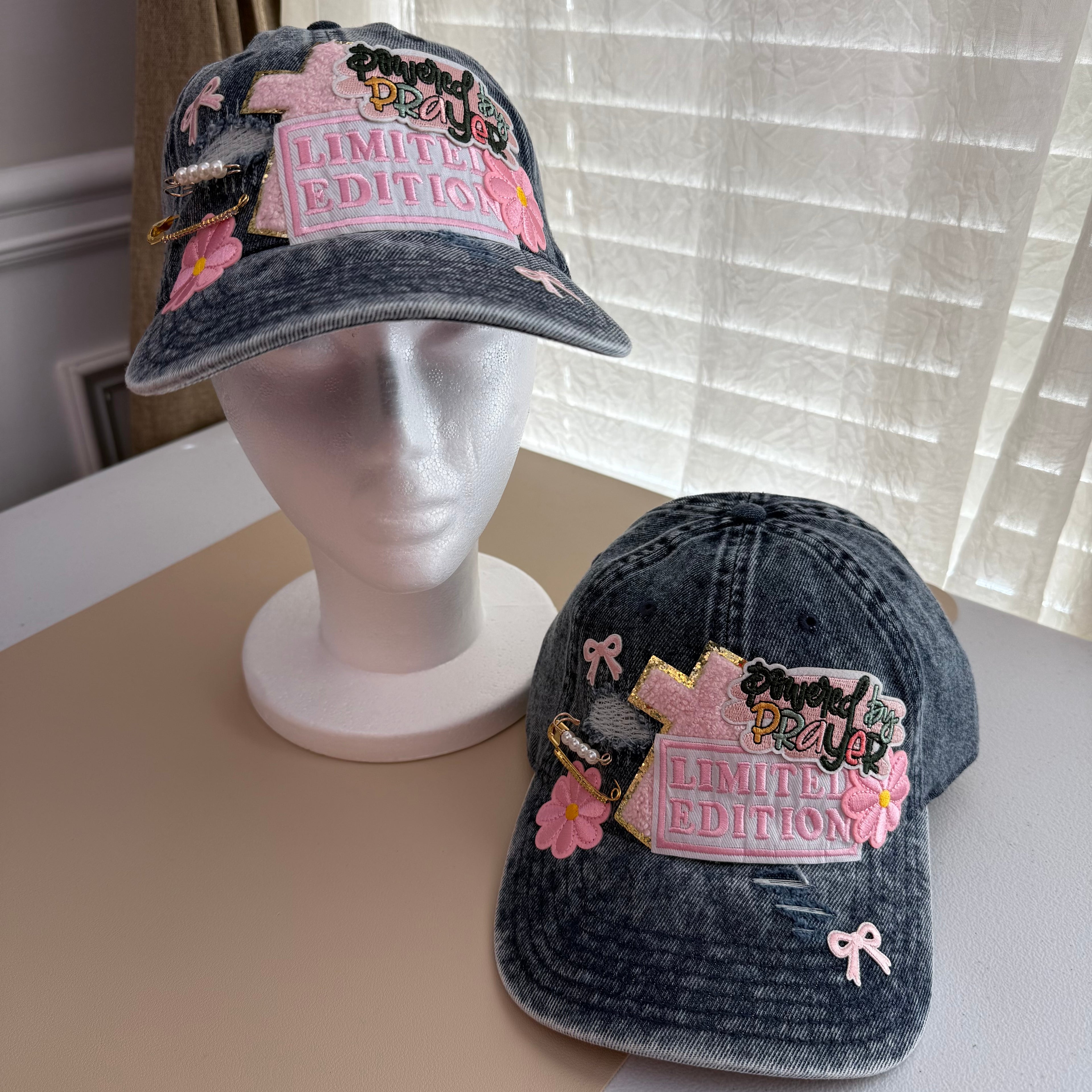 Denim “Powered By Prayer” Limited Edition Hat