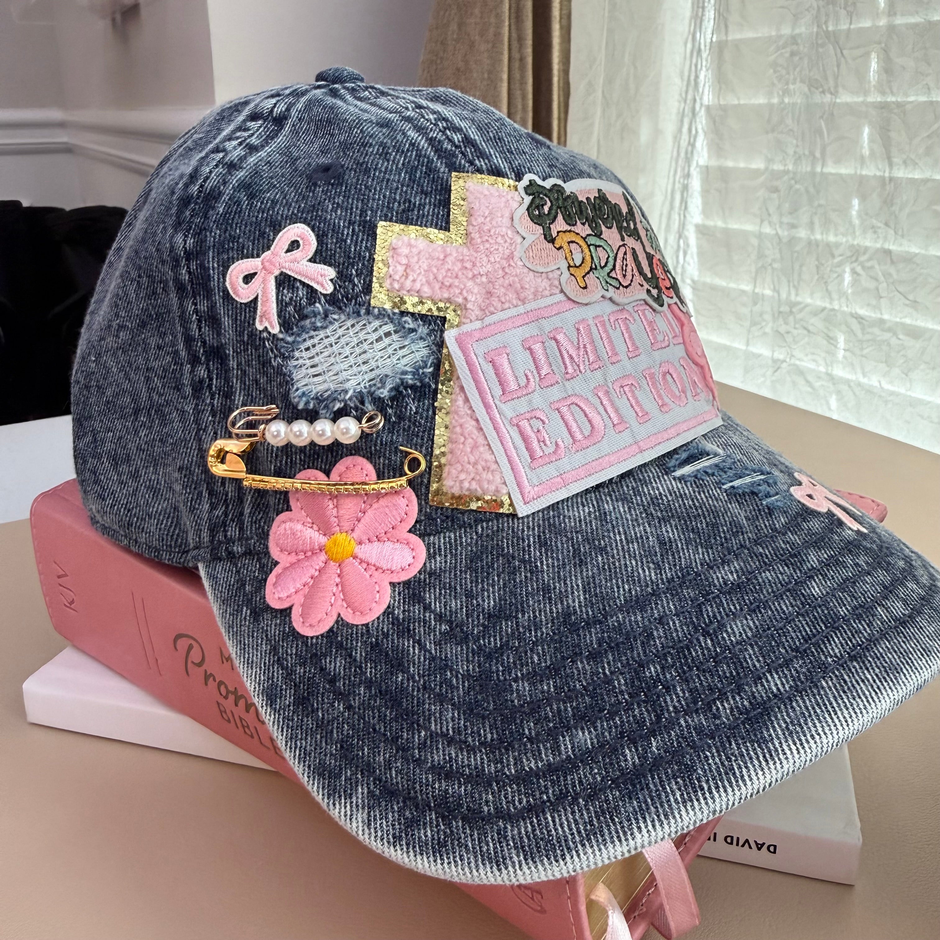 Denim “Powered By Prayer” Limited Edition Hat