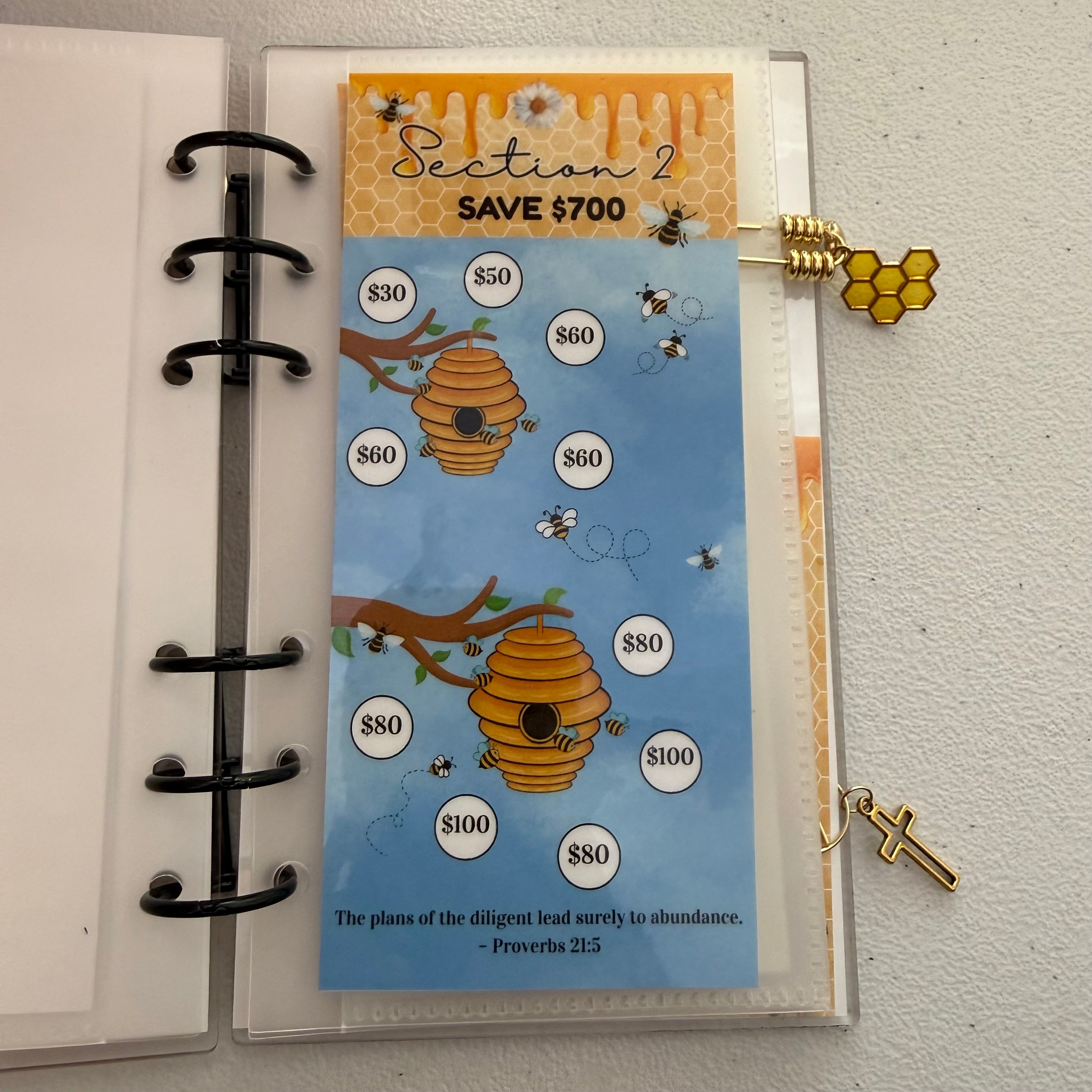 “Bee Faithful In The Little” $3,000 Savings Challenge | A6 Size