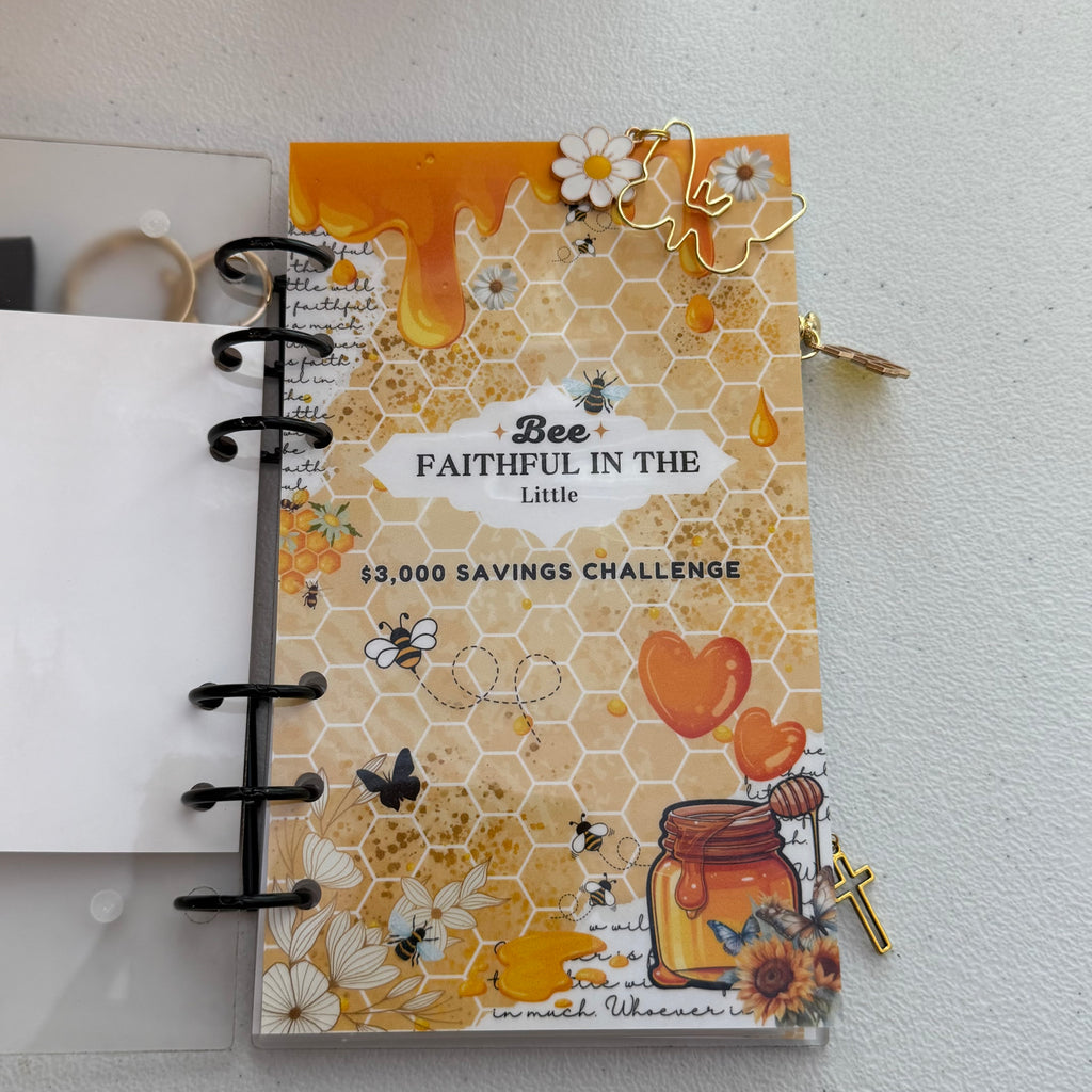 “Bee Faithful In The Little” $3,000 Savings Challenge | A6 Size