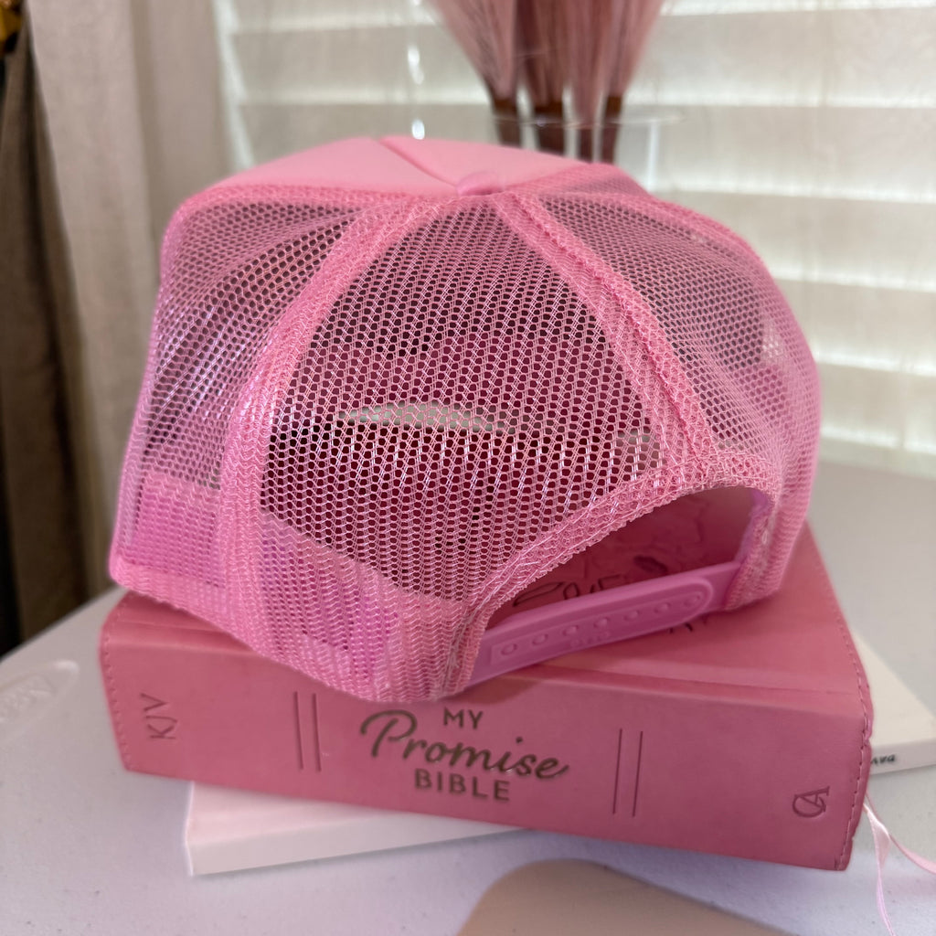 Pink “With God All Things Are Possible” Hat
