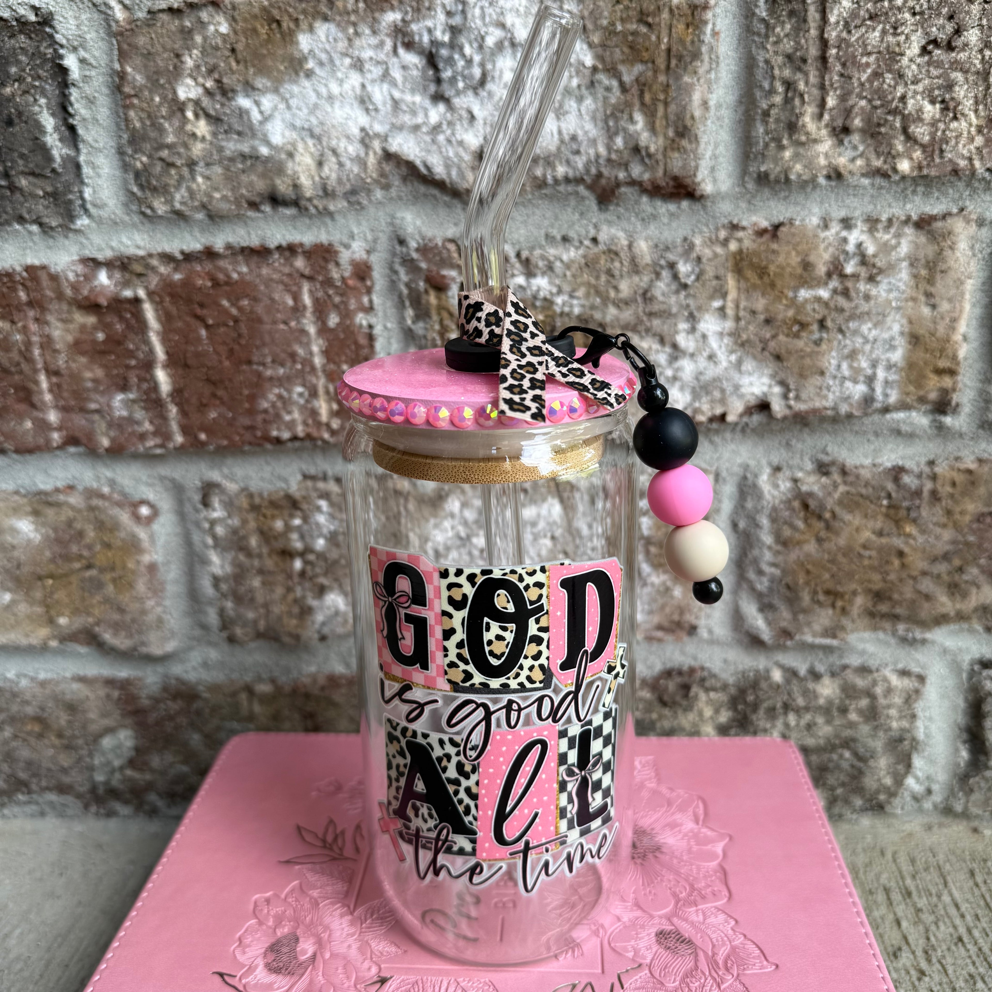 “God Is Good” Glass Tumbler