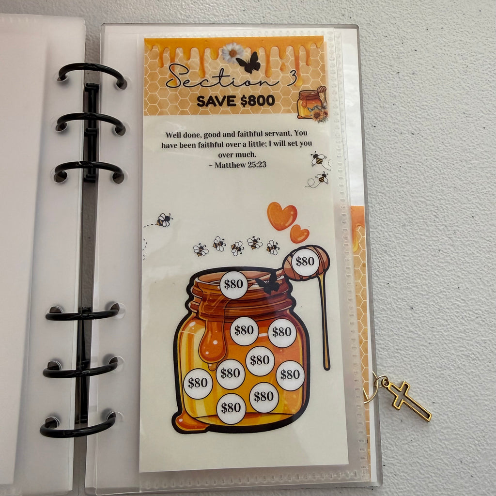 “Bee Faithful In The Little” $3,000 Savings Challenge | A6 Size