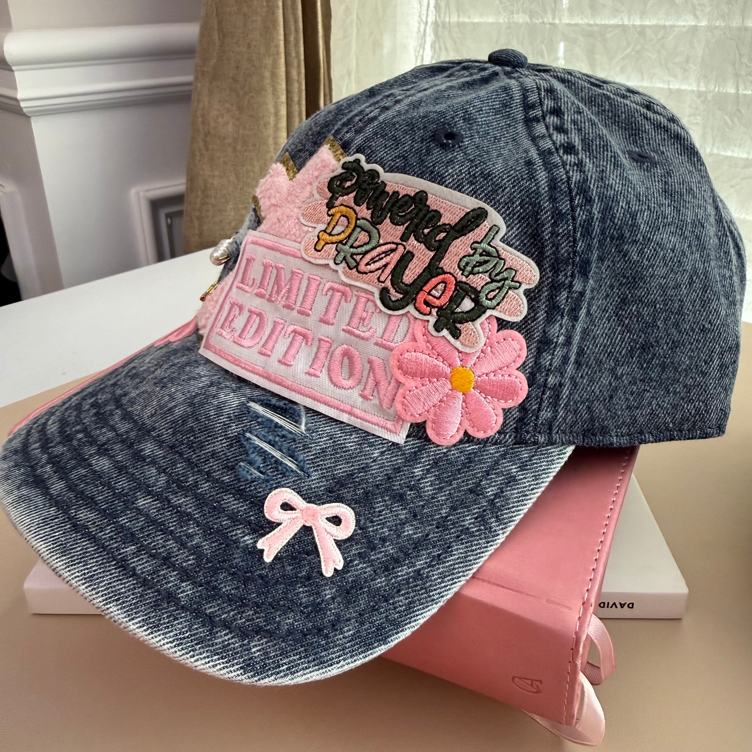 Denim “Powered By Prayer” Limited Edition Hat