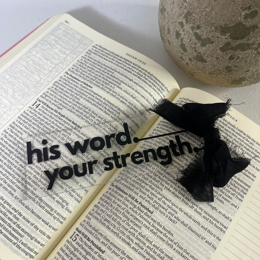 His Word. Your Strength. Bookmarks