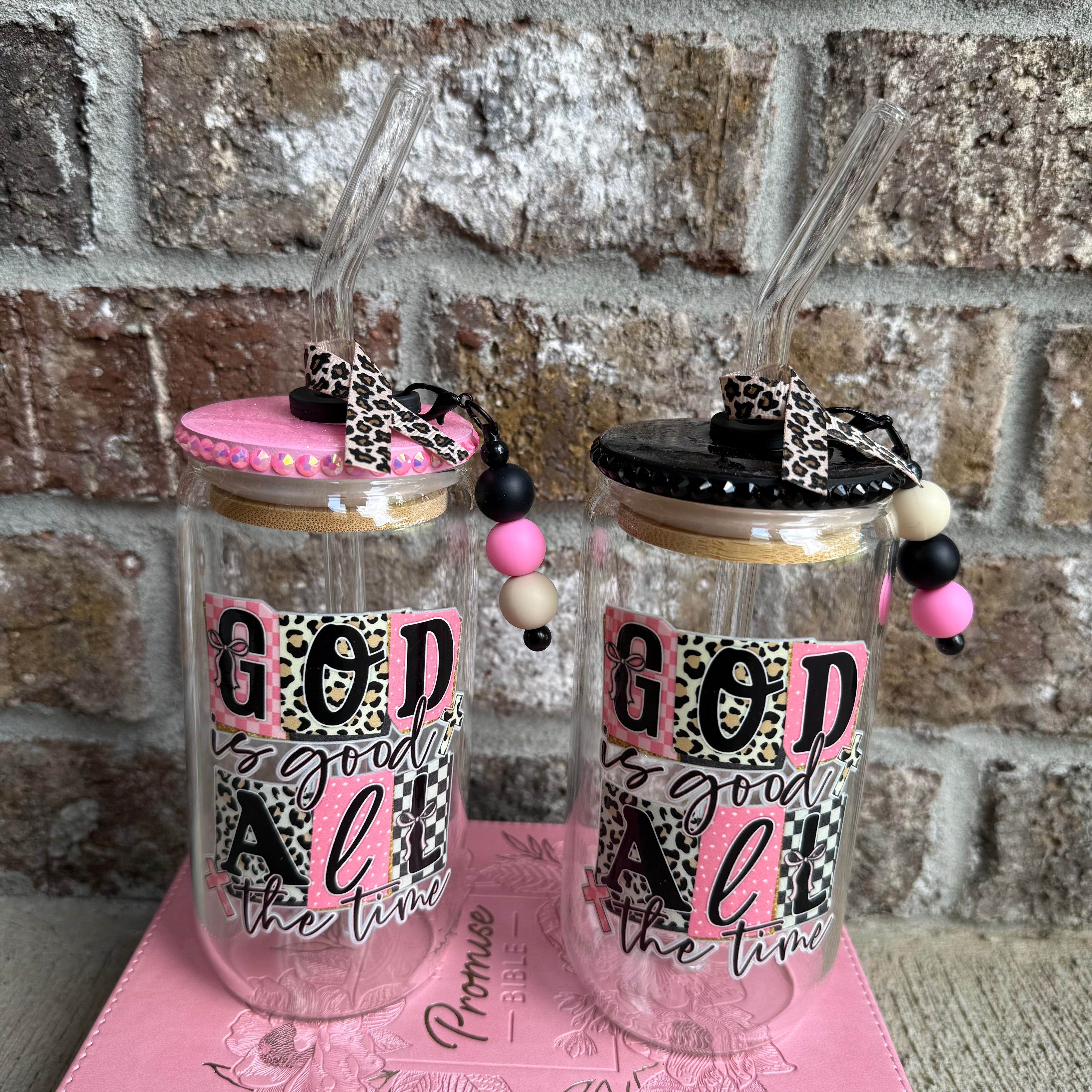 “God Is Good” Glass Tumbler