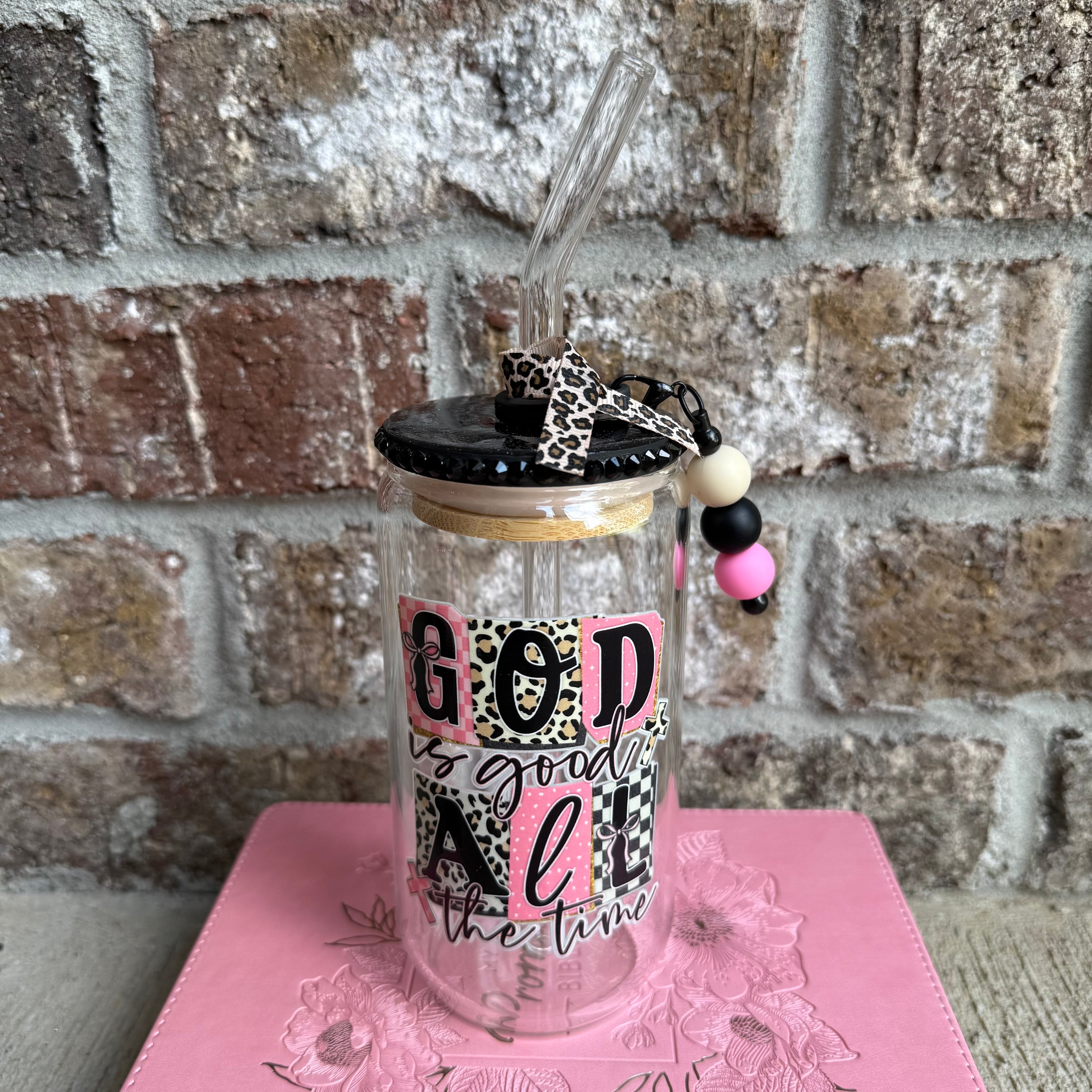“God Is Good” Glass Tumbler