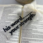 His Word. Your Strength. Bookmarks