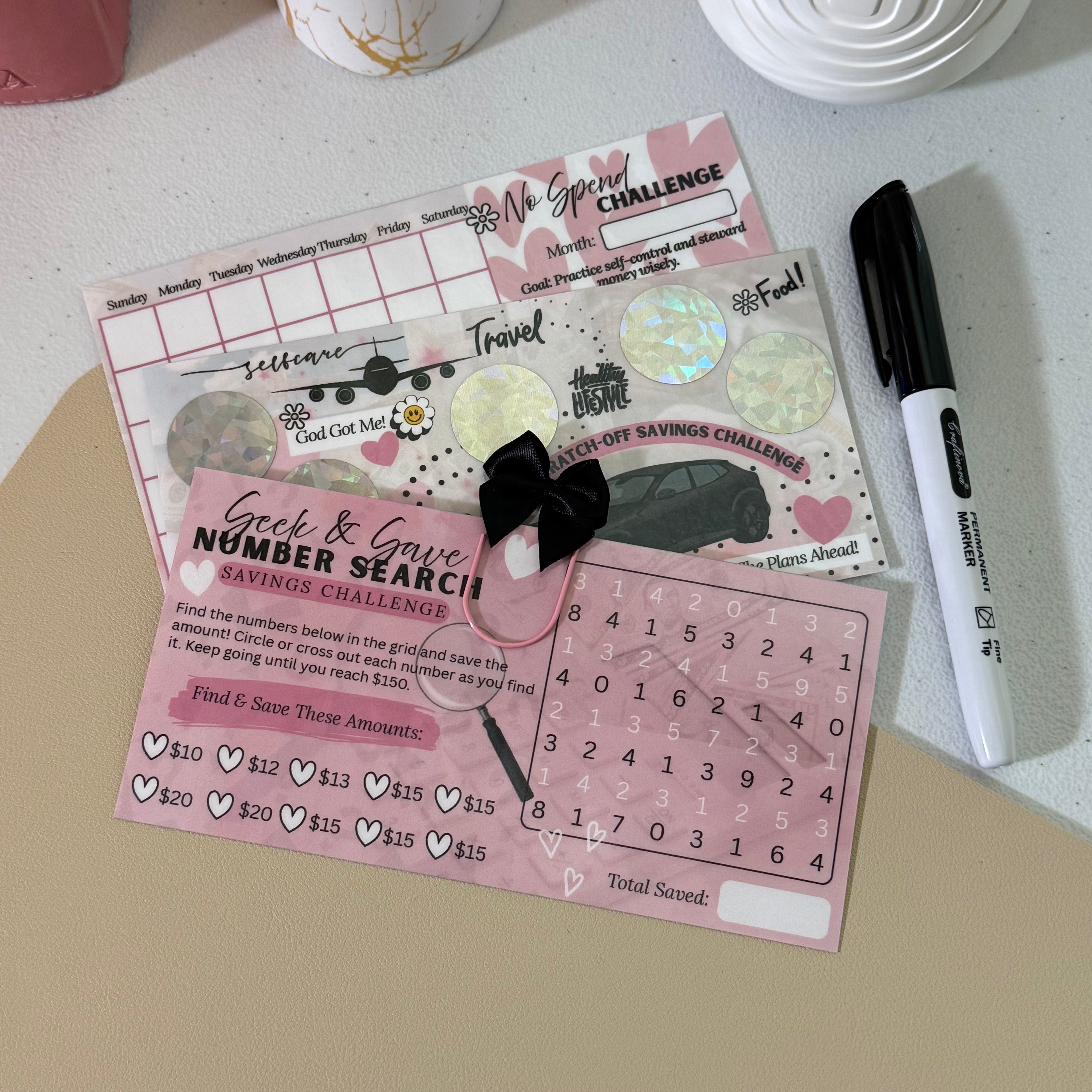 Soft Life Savings Challenge Bundle | A6 Size