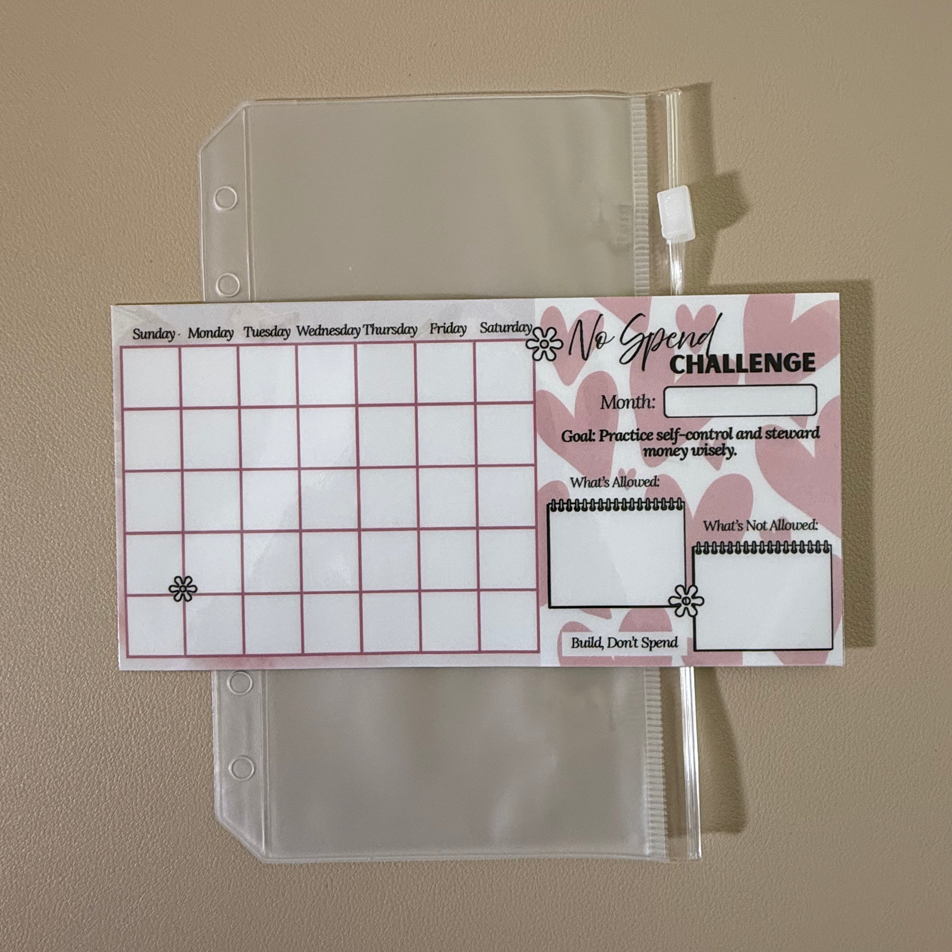 Soft Life Savings Challenge Bundle | A6 Size