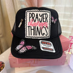 Prayer Changes Things Trucker Hat: Christian Faith Apparel