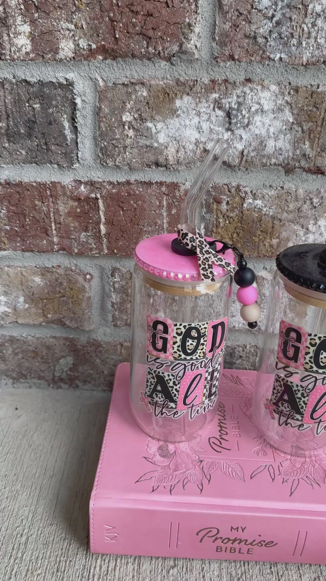“God Is Good” Glass Tumbler