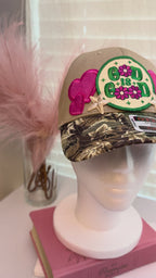 “G🌸D Is G🌸🌸D” Camo Hat