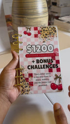 2026 A6 $1200 Leopard Print Savings Challenge